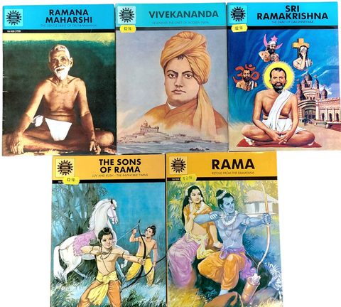 Amar Chitra Katha Books set of 5 ( Set no 03 )