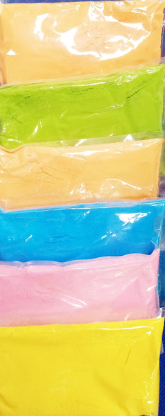 Holi Colour Powder - Pack of 6