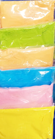 Holi Colour Powder - Pack of 6